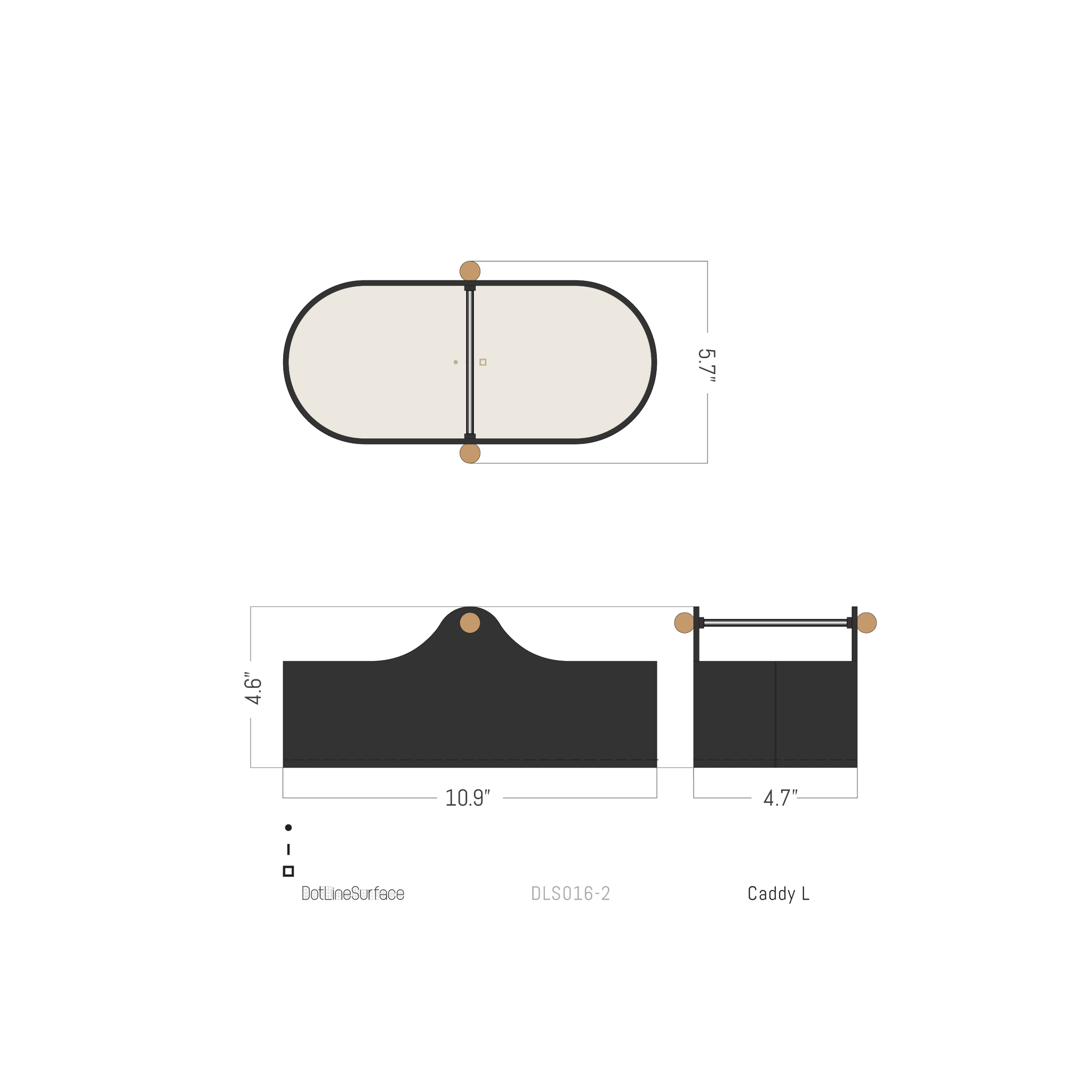 016-2 Caddy L - Black